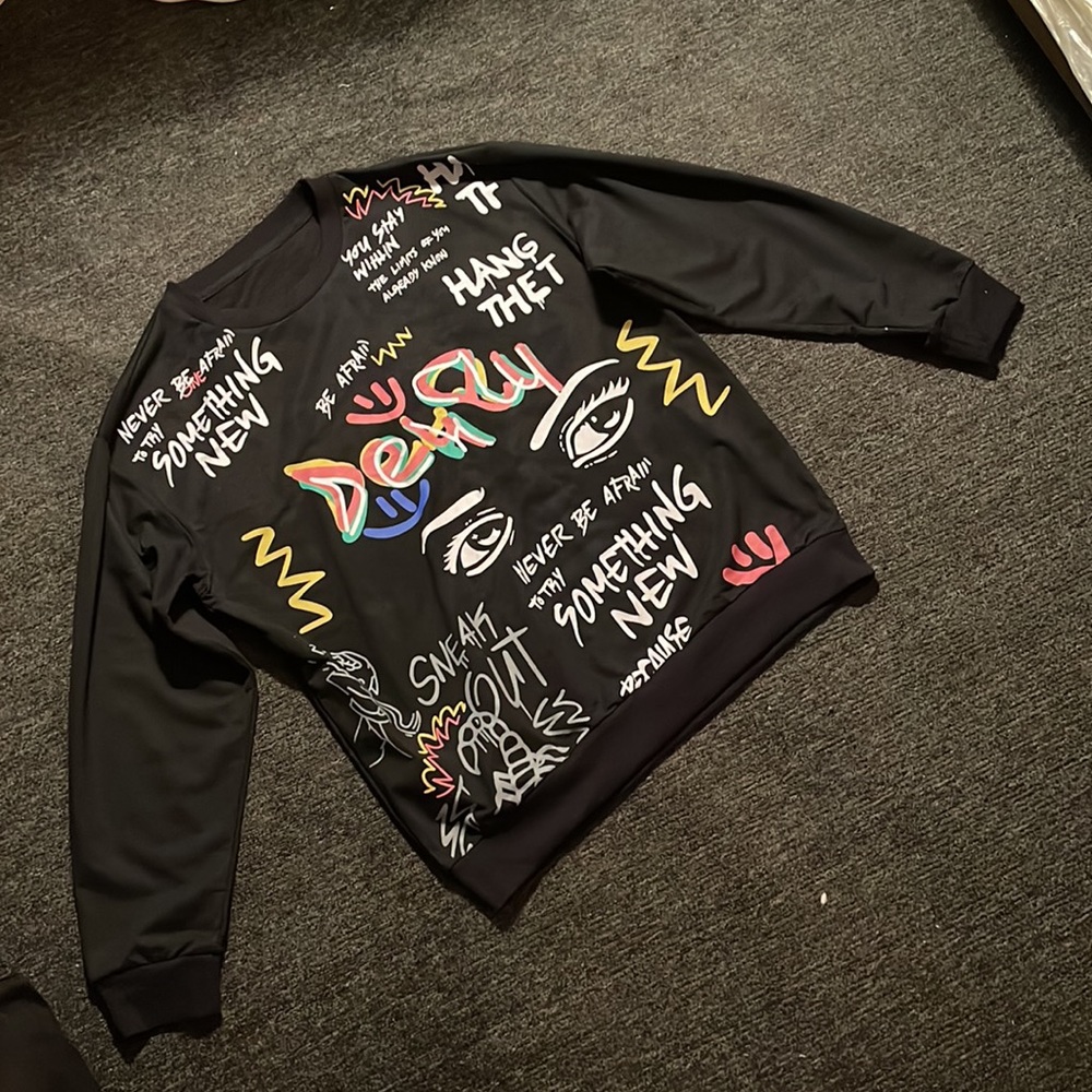 🤫 NEVER BE AFRAID 💪 Sweatshirt by Shein